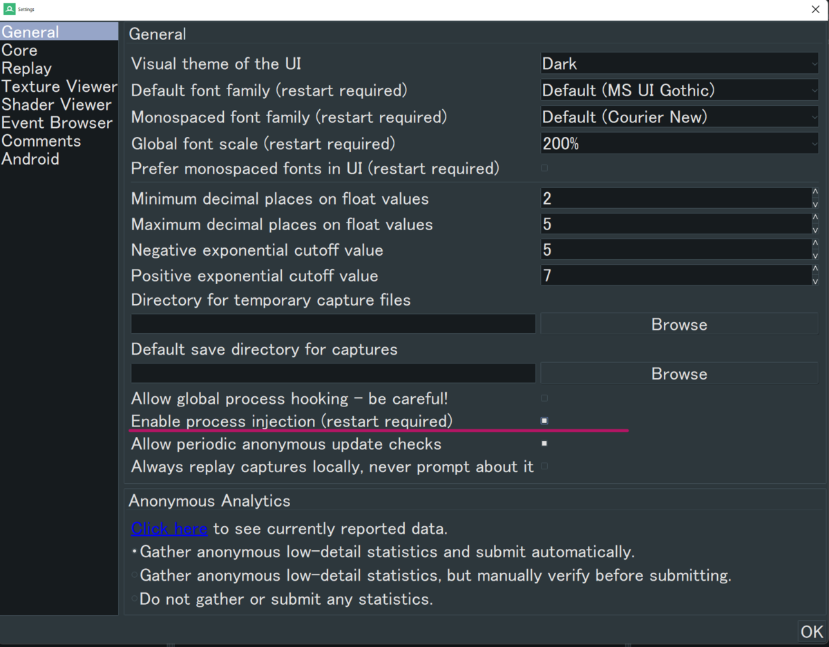RenderDocをGoogleChromeで起動してWebXRのデバッグを行う - 夜風のMixedReality